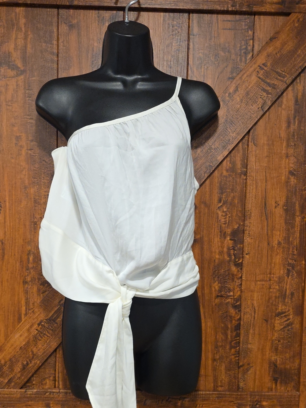 Banana Republic Off The Shoulder Cream Top M